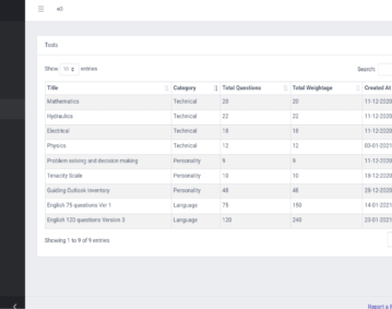 Fit Hire Tests